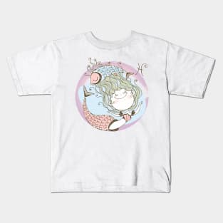 Zodiac Pisces Cute Kid Design Horoscope Gift Kids T-Shirt